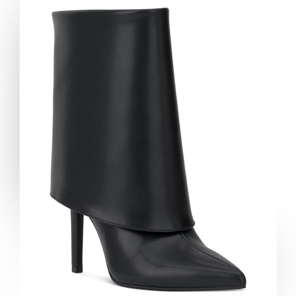 size 7.5 INC Elegant Black Women's Ankle Boots